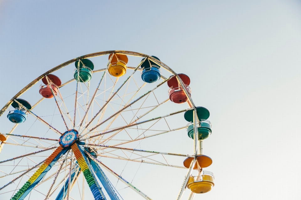 Recreation ferris wheel carnival amusement park