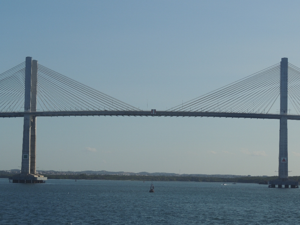 Sea bridge suspension bay