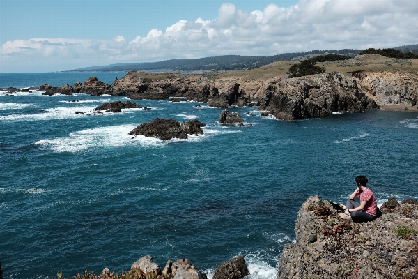 Beach sea coast rock Photo