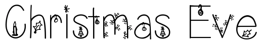 Christmas Eve Font