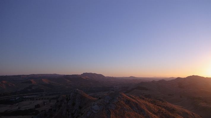 Landscape horizon mountain sky Photo