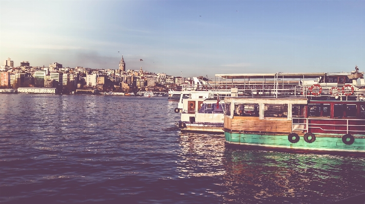 Sea water dock boat Photo