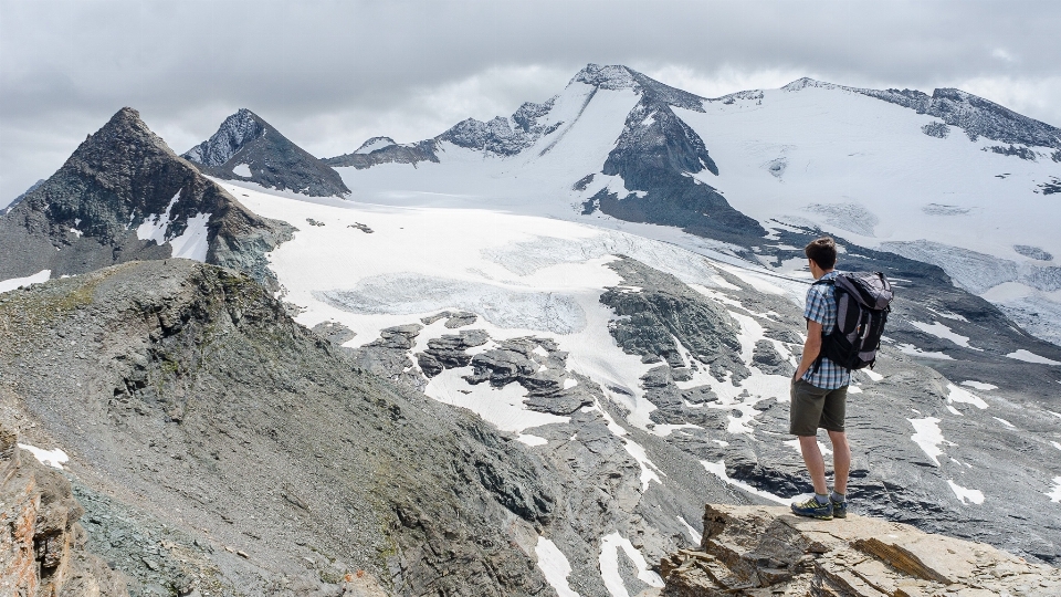 Walking mountain hiking adventure