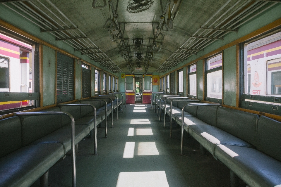 Panca posto a sedere treno trasporto