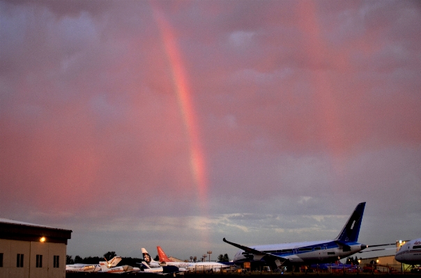 Cloud sky atmosphere aircraft Photo