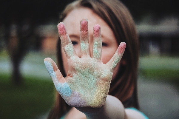 Hand girl woman photography Photo