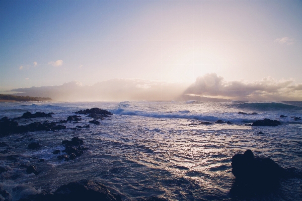 Beach sea coast rock Photo