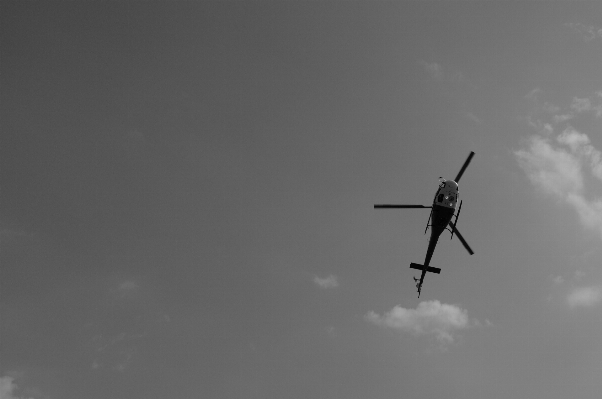 Foto Sayap awan hitam dan putih
 langit