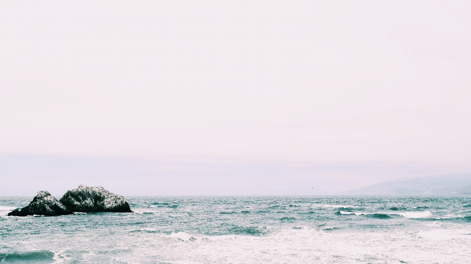 Beach landscape sea coast