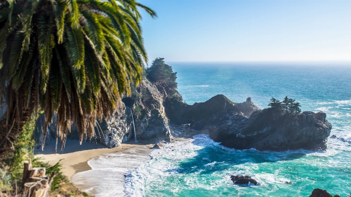 Beach sea coast rock Photo