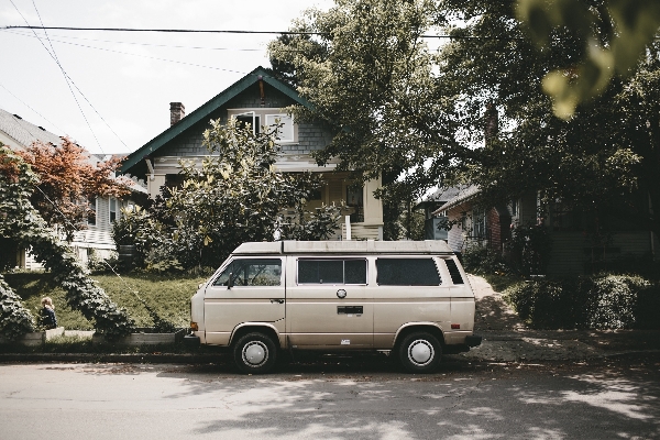 Car van transport vehicle Photo