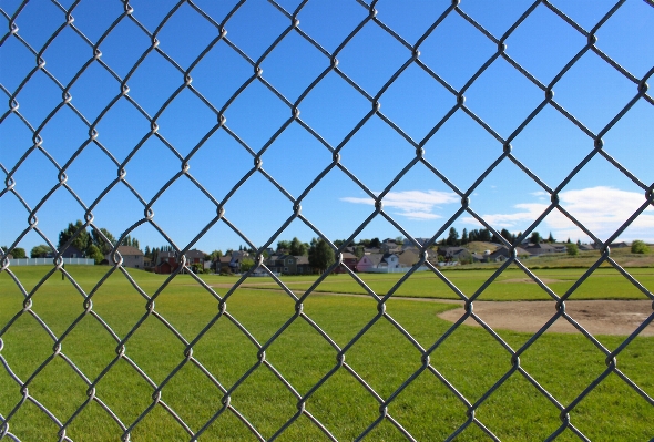 Fence structure line stadium Photo