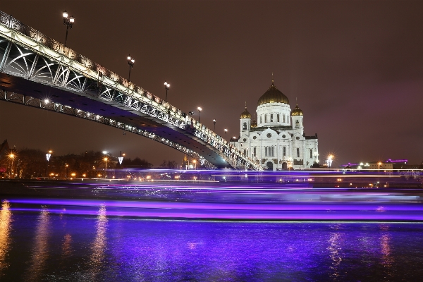 Фото свет мост линия горизонта ночь