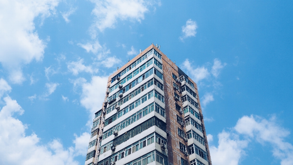 Cloud architecture sky building