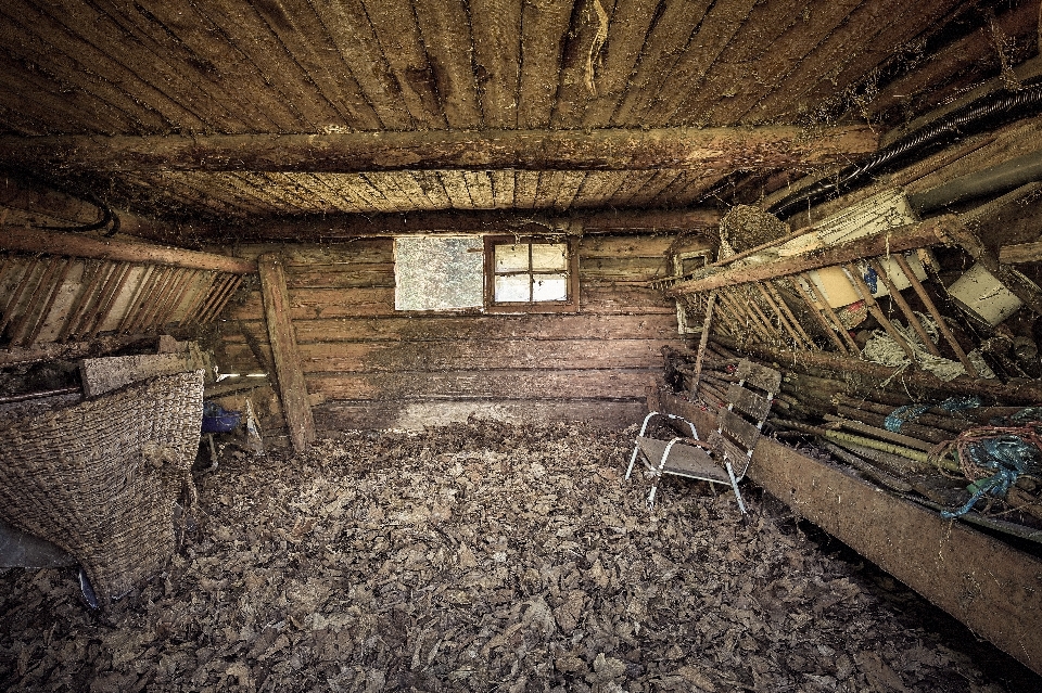 Wood house wall shack