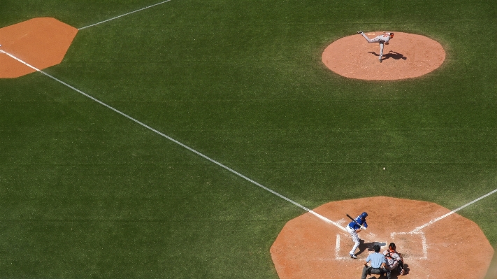 Foto Struktur baseball olahraga stadion