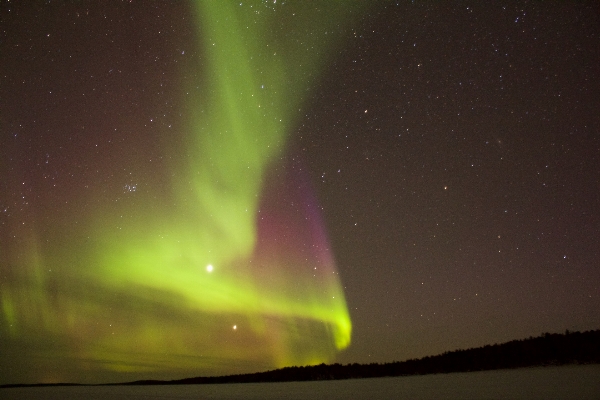 Star atmosphere night sky northern light Photo