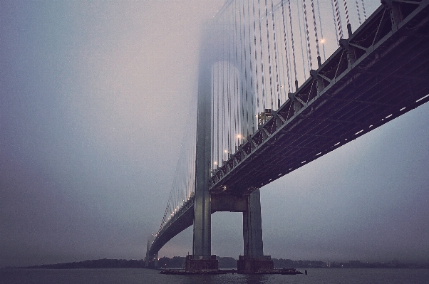 Water fog mist bridge Photo