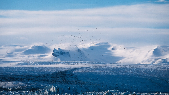 Sea ocean horizon mountain Photo