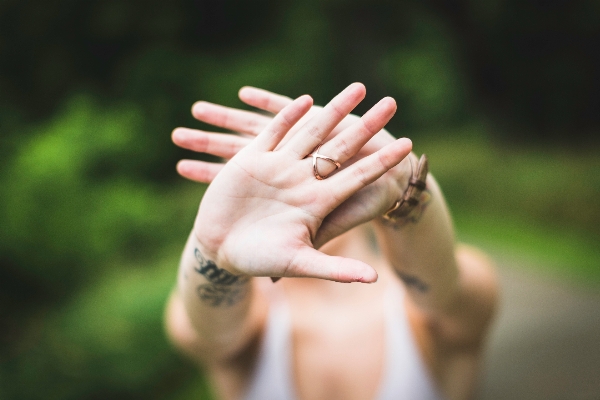 Hand girl photography ring Photo