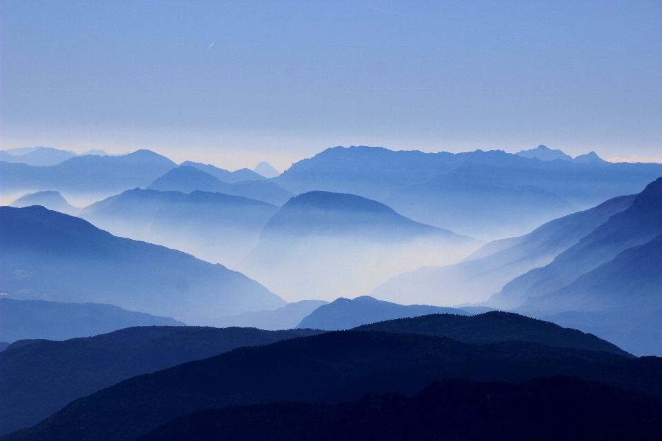 Nature horizon wilderness mountain