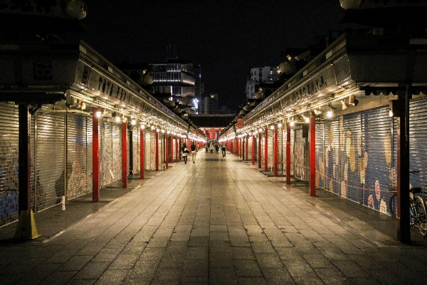 ライト 道 街 夜 写真