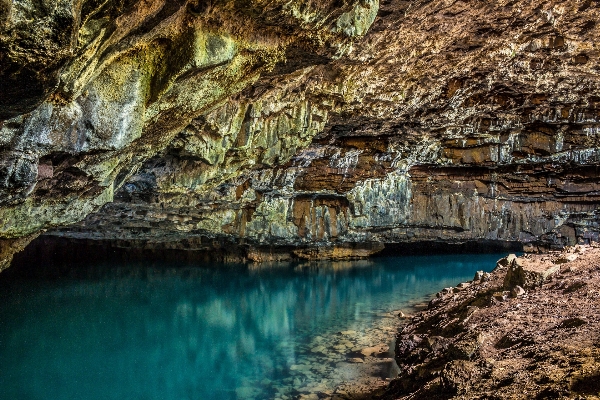 Water rock formation cliff Photo