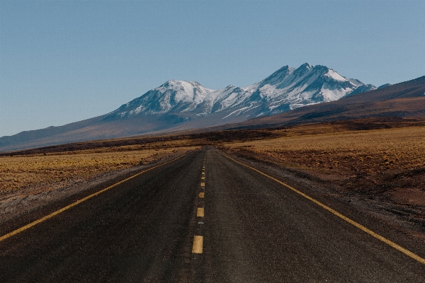 Landscape horizon mountain road Photo