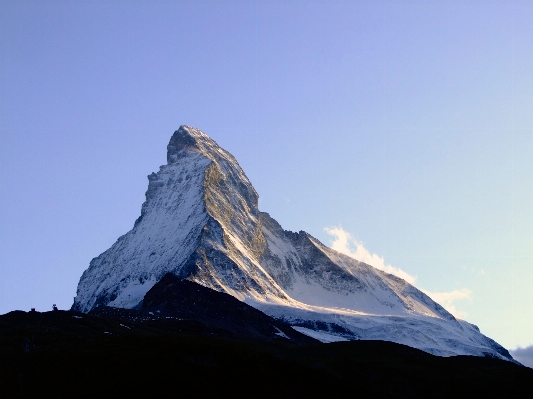 Rock mountain snow peak Photo