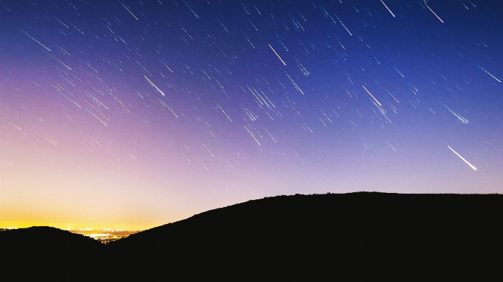 Horizon sky night star Photo