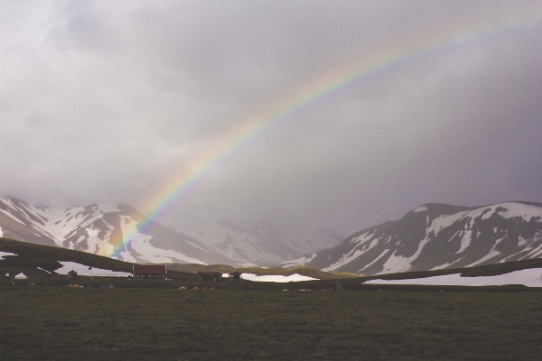 Photo Paysage montagne neige nuage