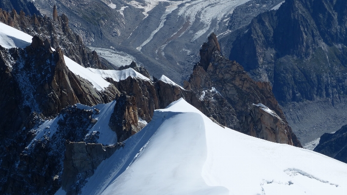 Mountain snow winter adventure Photo