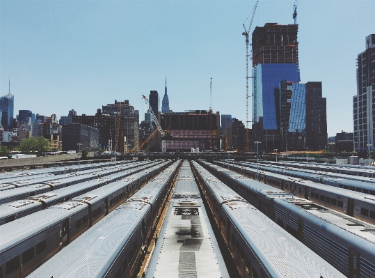 Track skyline traffic city Photo