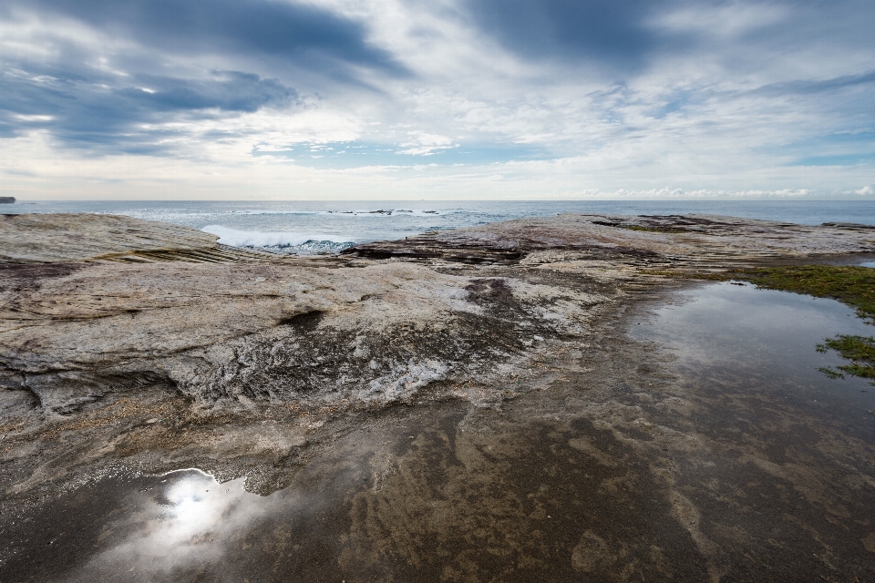 Pantai lanskap laut pesisir