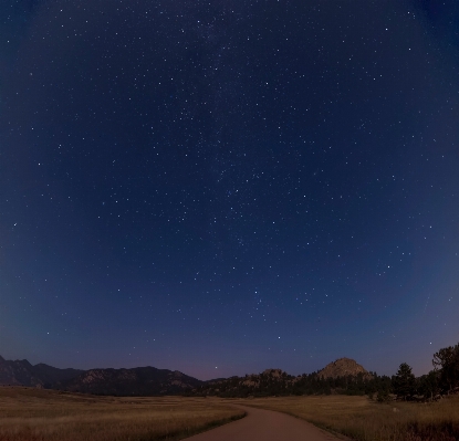 山 空 夜 星 写真