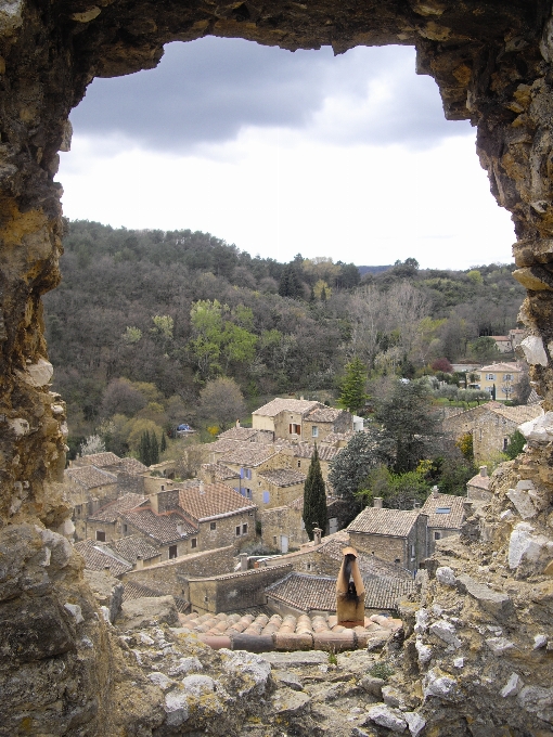 Rock vallée formation village