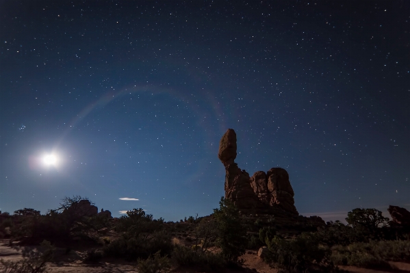 Landscape sky night star Photo