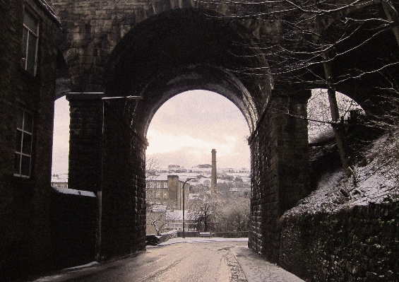 Die architektur straße brücke gasse Foto