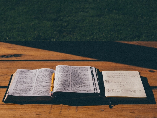 Book pencil wood bible Photo