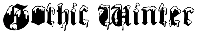 Gothic Winter Font