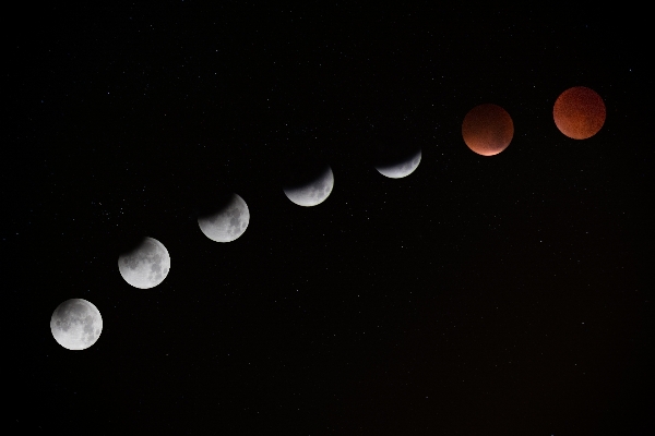 Atmosphere night sky moon circle Photo