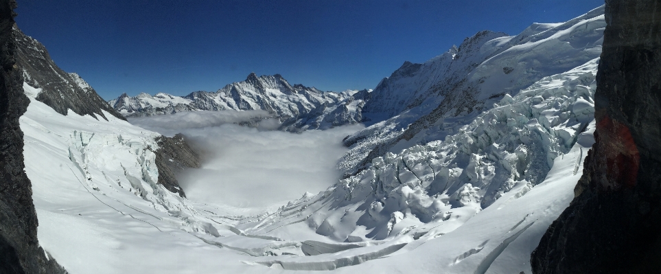 Mountain snow winter adventure Photo