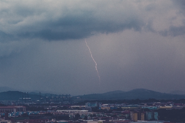 Cloud weather storm lightning Photo