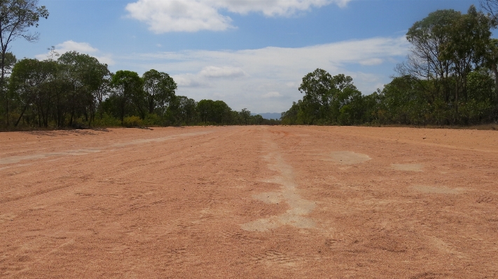 Landscape sand road field Photo