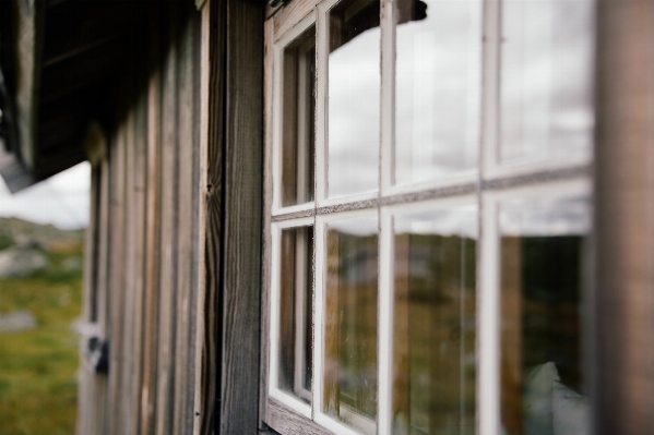 Wood house window home Photo