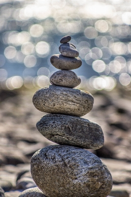 Water rock stone statue Photo