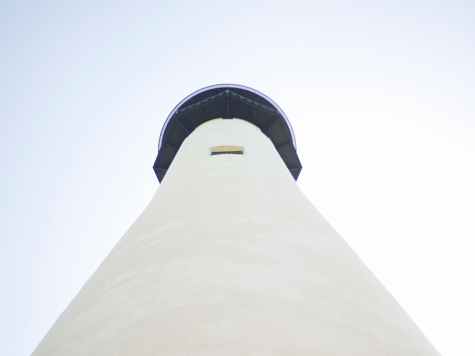 Wing lighthouse sky white