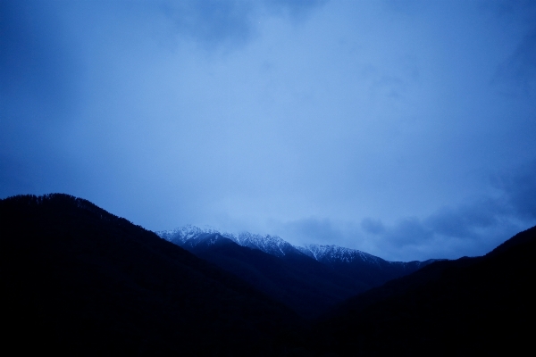 Horizon mountain snow cloud Photo