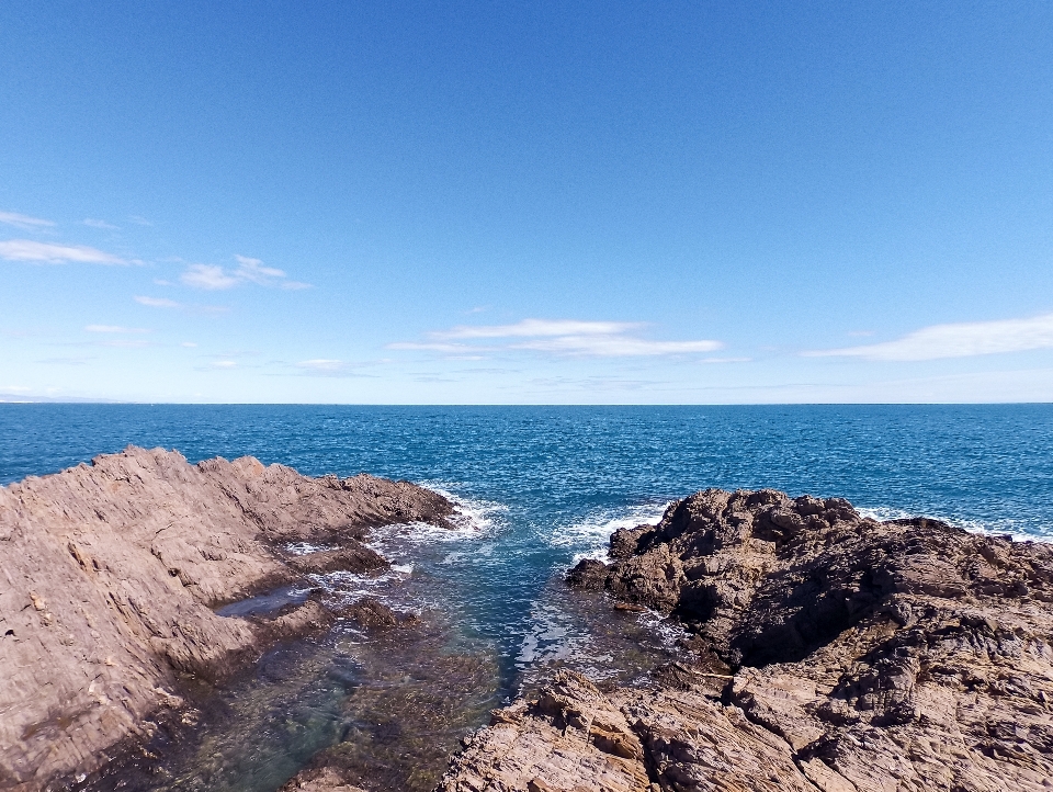 Plaża krajobraz morze wybrzeże