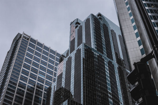 建築 スカイライン ガラス 建物 写真